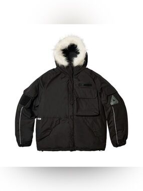 Palace Pcwcs Hooded Jacket 'Black' Hooded Logo Parka Ski Snowboard FW24 Men’s XL